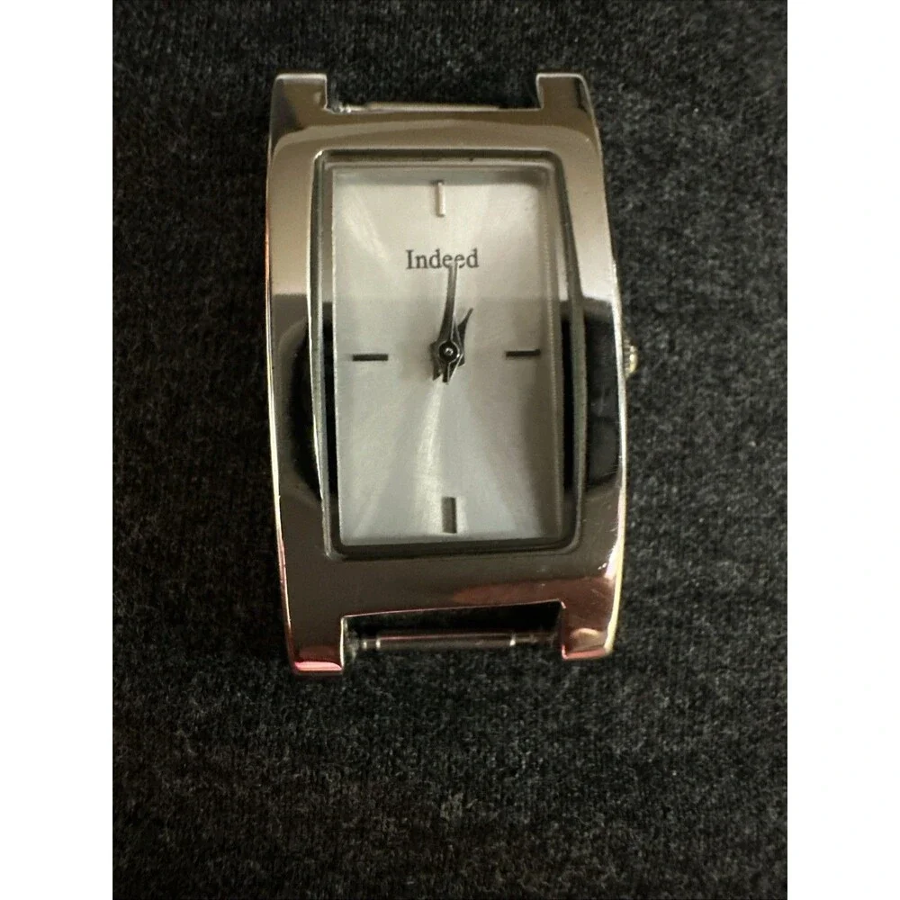 INDEED Ladies Art Deco Watch 3 Genuine Leather Interchangeable Bands Japan Mvmt